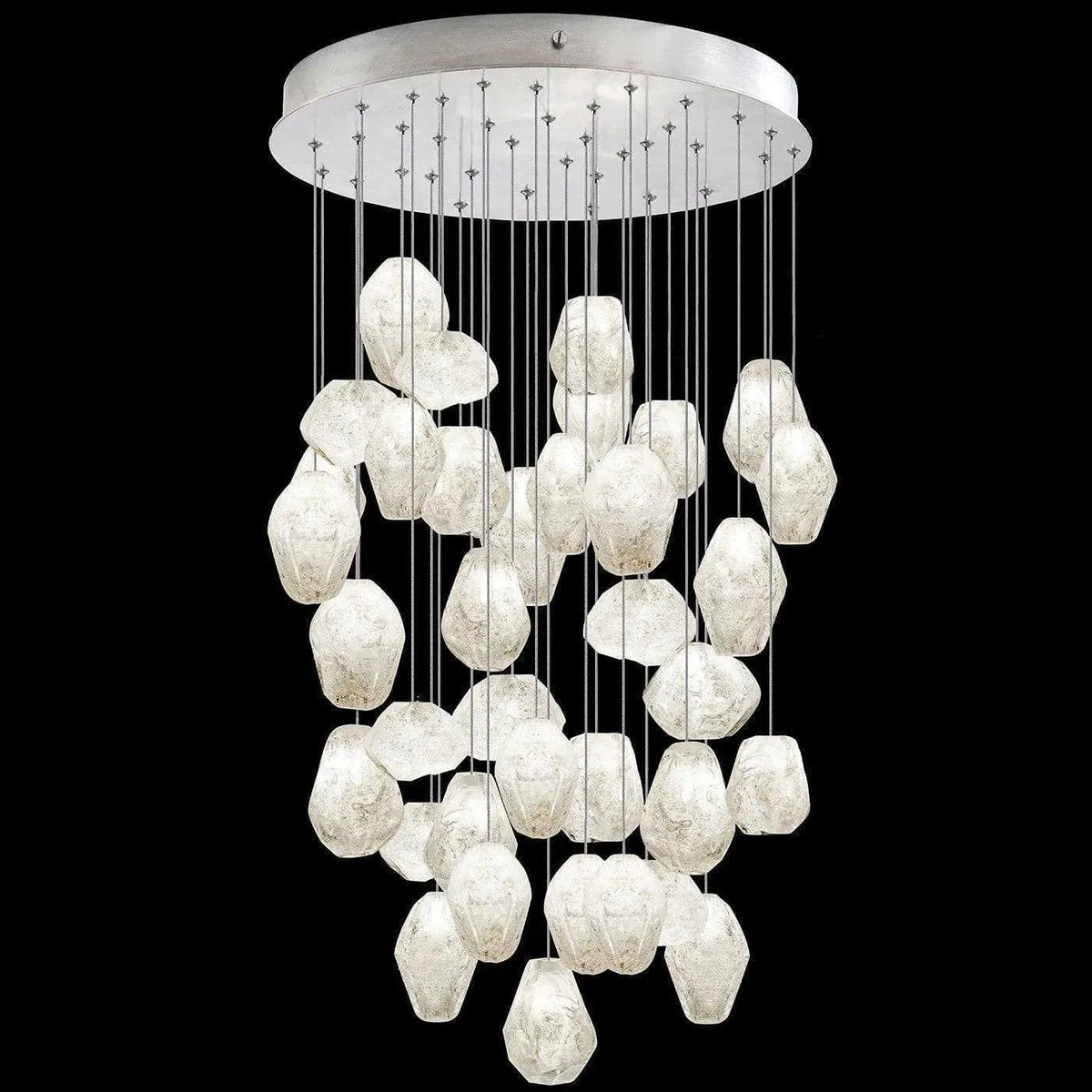 Fine Art Handcrafted Lighting - Natural Inspirations 34-Inch 36 Light Pendant - 853440-13LD | Montreal Lighting & Hardware