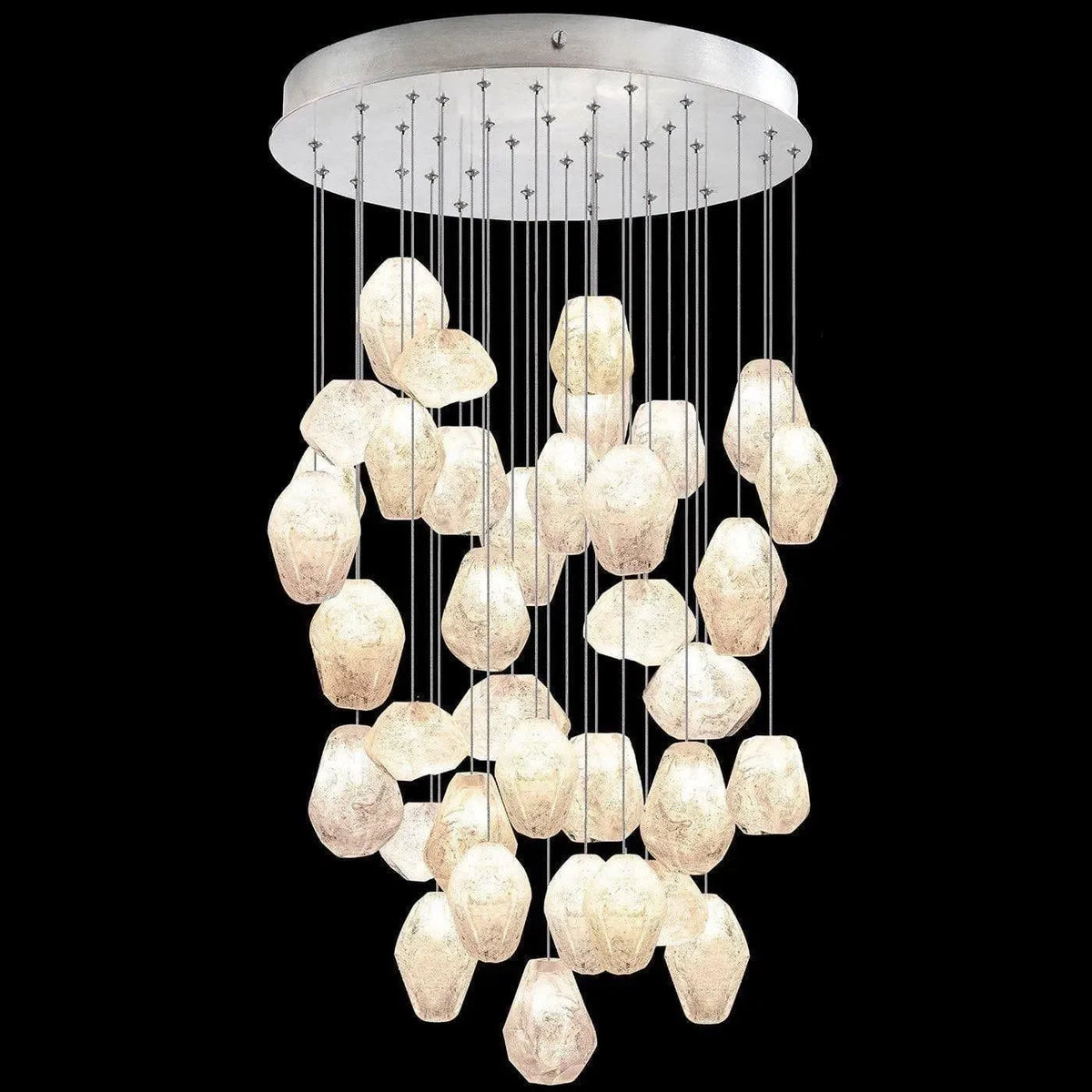 Fine Art Handcrafted Lighting - Natural Inspirations 34-Inch 36 Light Pendant - 853440-14LD | Montreal Lighting & Hardware