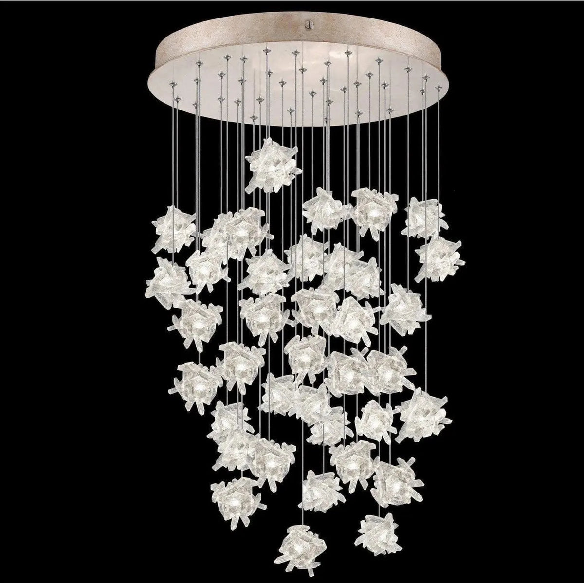 Fine Art Handcrafted Lighting - Natural Inspirations 34-Inch 36 Light Pendant - 853440-202LD | Montreal Lighting & Hardware