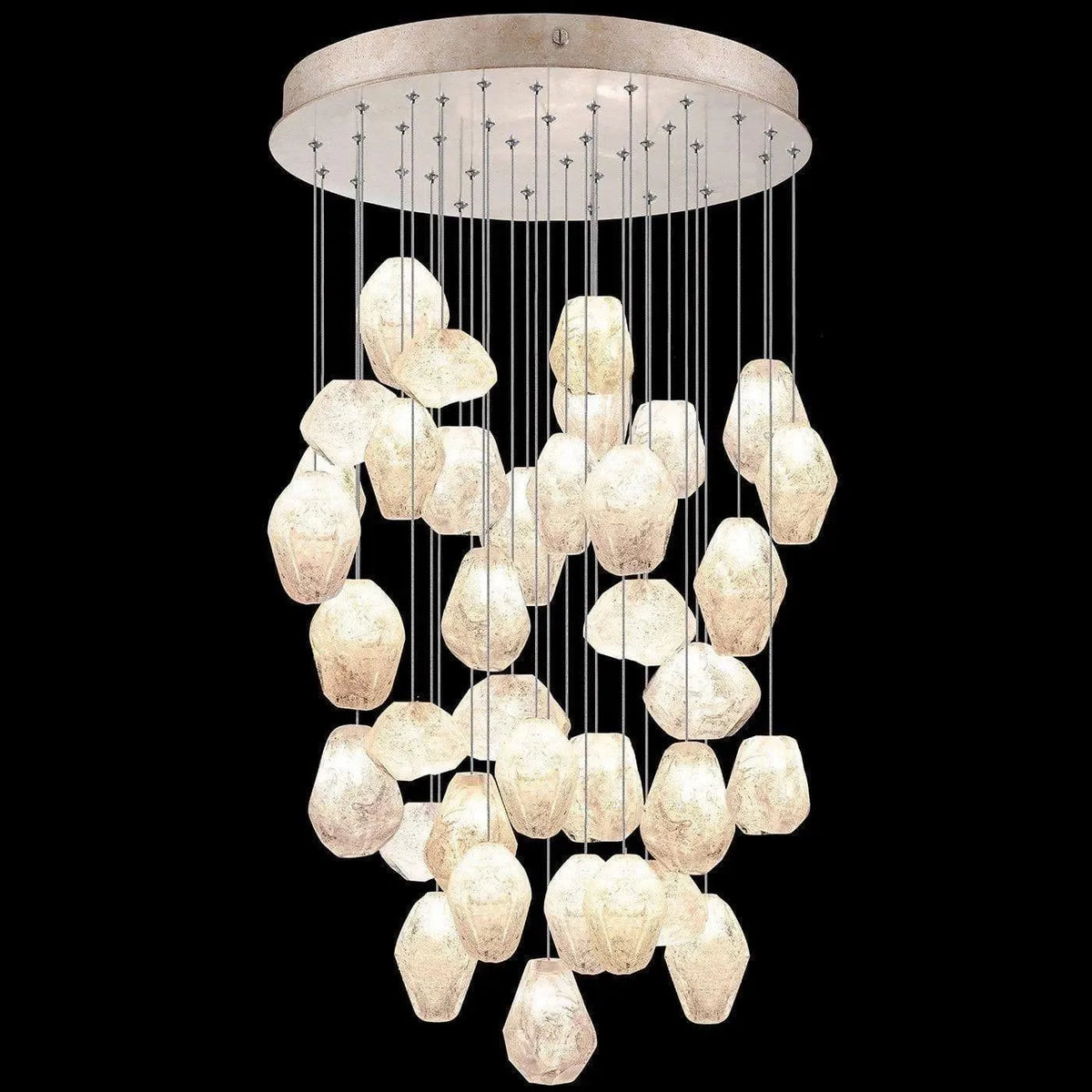 Fine Art Handcrafted Lighting - Natural Inspirations 34-Inch 36 Light Pendant - 853440-24LD | Montreal Lighting & Hardware