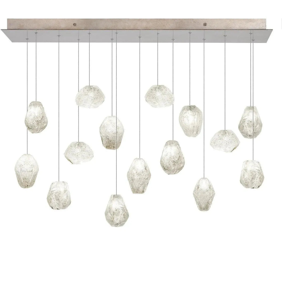 Fine Art Handcrafted Lighting - Natural Inspirations 48-Inch 15 Light Pendant - 853740-23LD | Montreal Lighting & Hardware