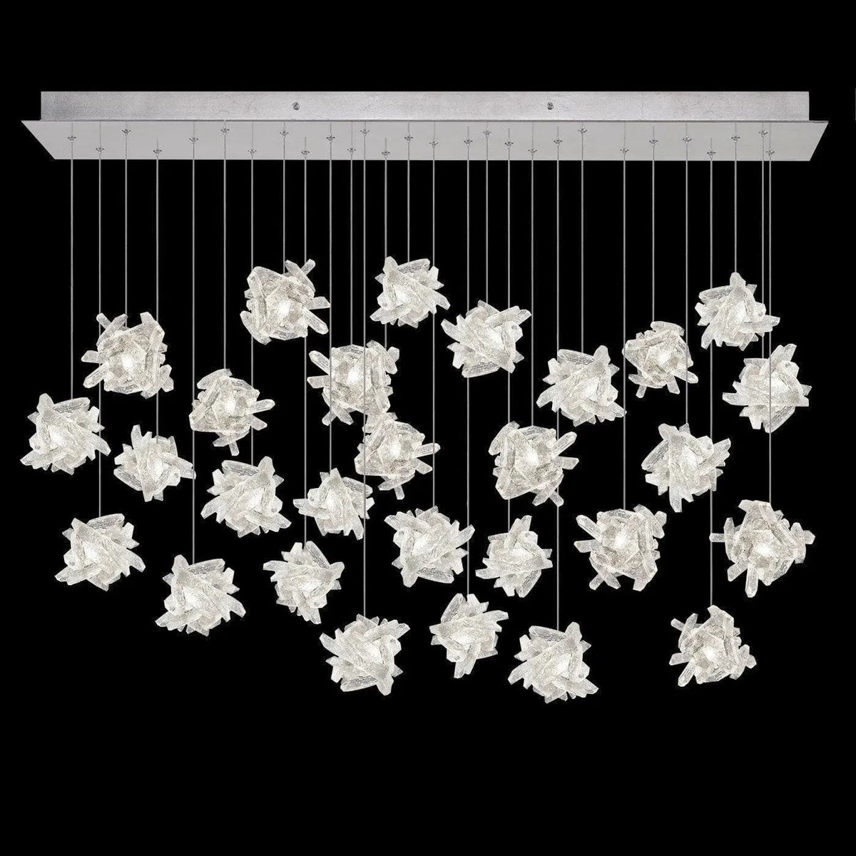Fine Art Handcrafted Lighting - Natural Inspirations 54-Inch 28 Light Pendant - 853640-102LD | Montreal Lighting & Hardware