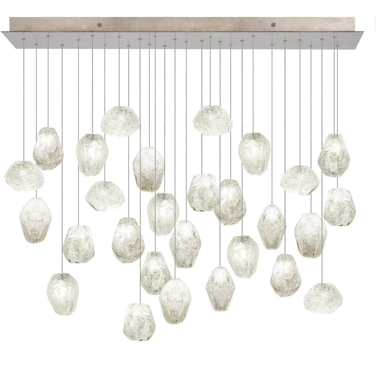 Fine Art Handcrafted Lighting - Natural Inspirations 54-Inch 28 Light Pendant - 853640-23LD | Montreal Lighting & Hardware
