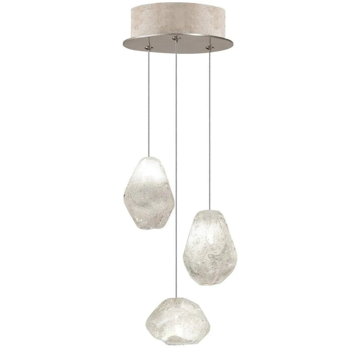 Fine Art Handcrafted Lighting - Natural Inspirations 9-Inch Three Light Pendant - 852340-23LD | Montreal Lighting & Hardware