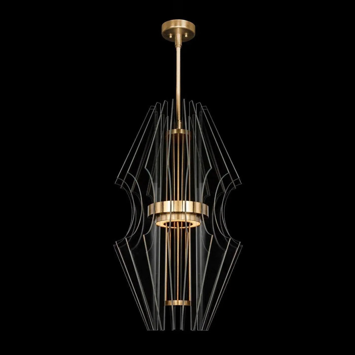 Fine Art Handcrafted Lighting - Newton 20-Inch Three Light Pendant - 917340-2ST | Montreal Lighting & Hardware