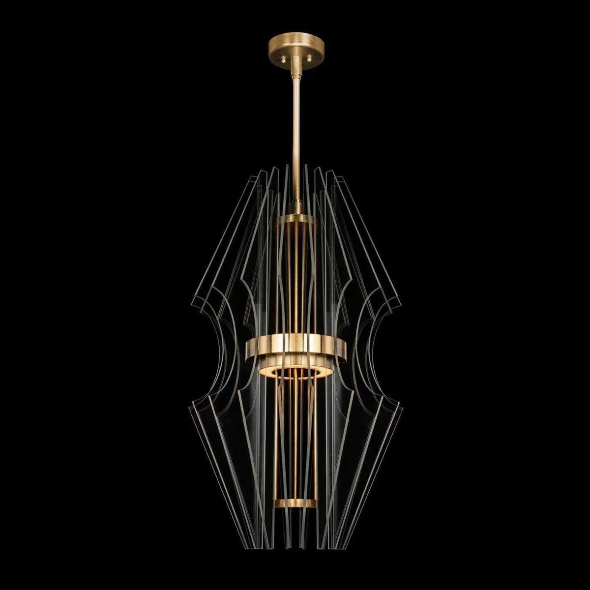 Fine Art Handcrafted Lighting - Newton 20-Inch Three Light Pendant - 917340-2ST | Montreal Lighting & Hardware