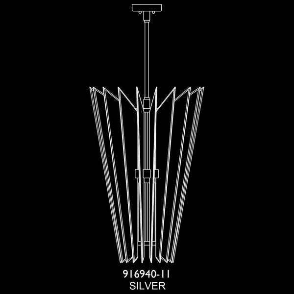 Newton 23 pouces trois lumières Suspension