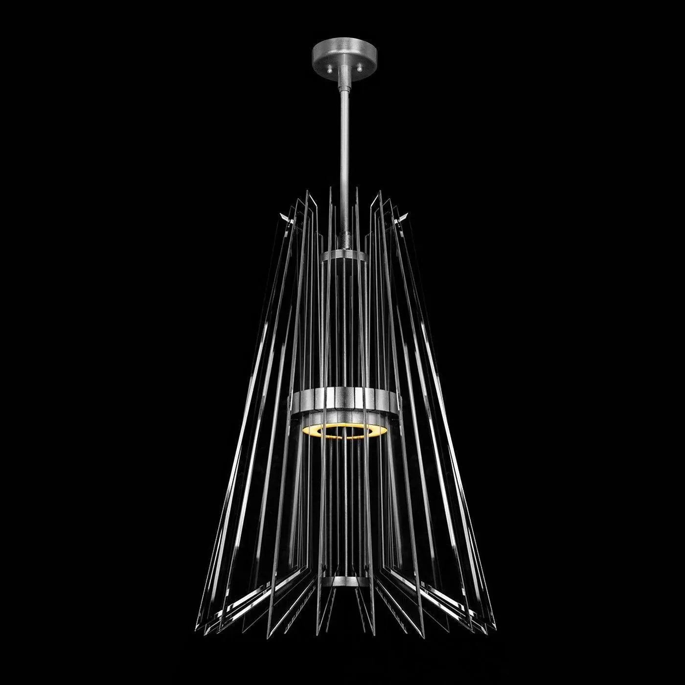 Fine Art Handcrafted Lighting - Newton 23-Inch Three Light Pendant - 916940-11ST | Montreal Lighting & Hardware