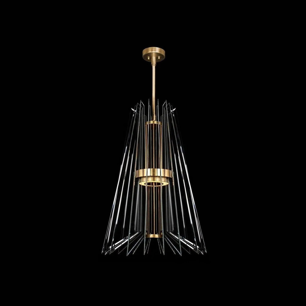 Fine Art Handcrafted Lighting - Newton 23-Inch Three Light Pendant - 916940-2ST | Montreal Lighting & Hardware