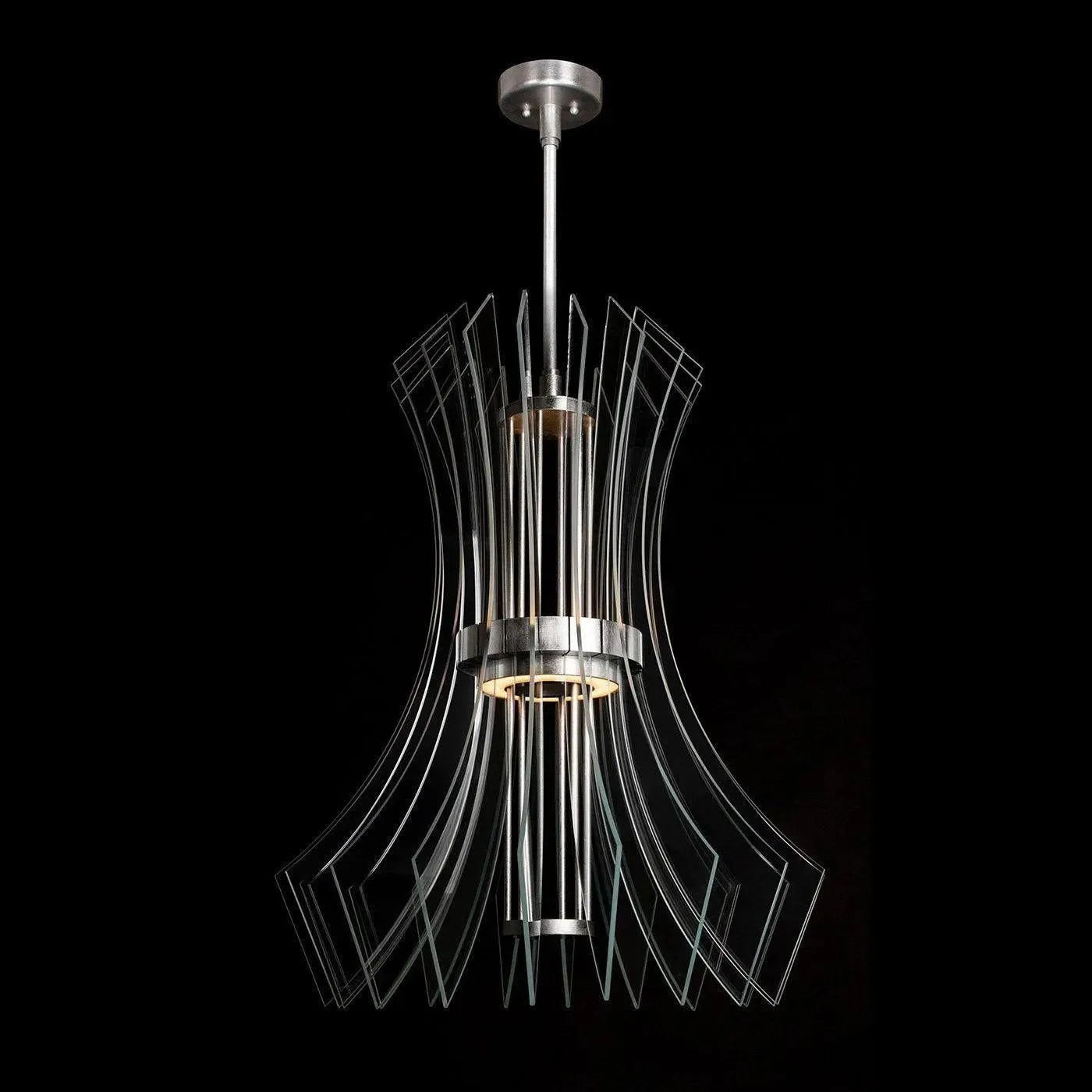 Fine Art Handcrafted Lighting - Newton 27-Inch Three Light Pendant - 916840-11ST | Montreal Lighting & Hardware