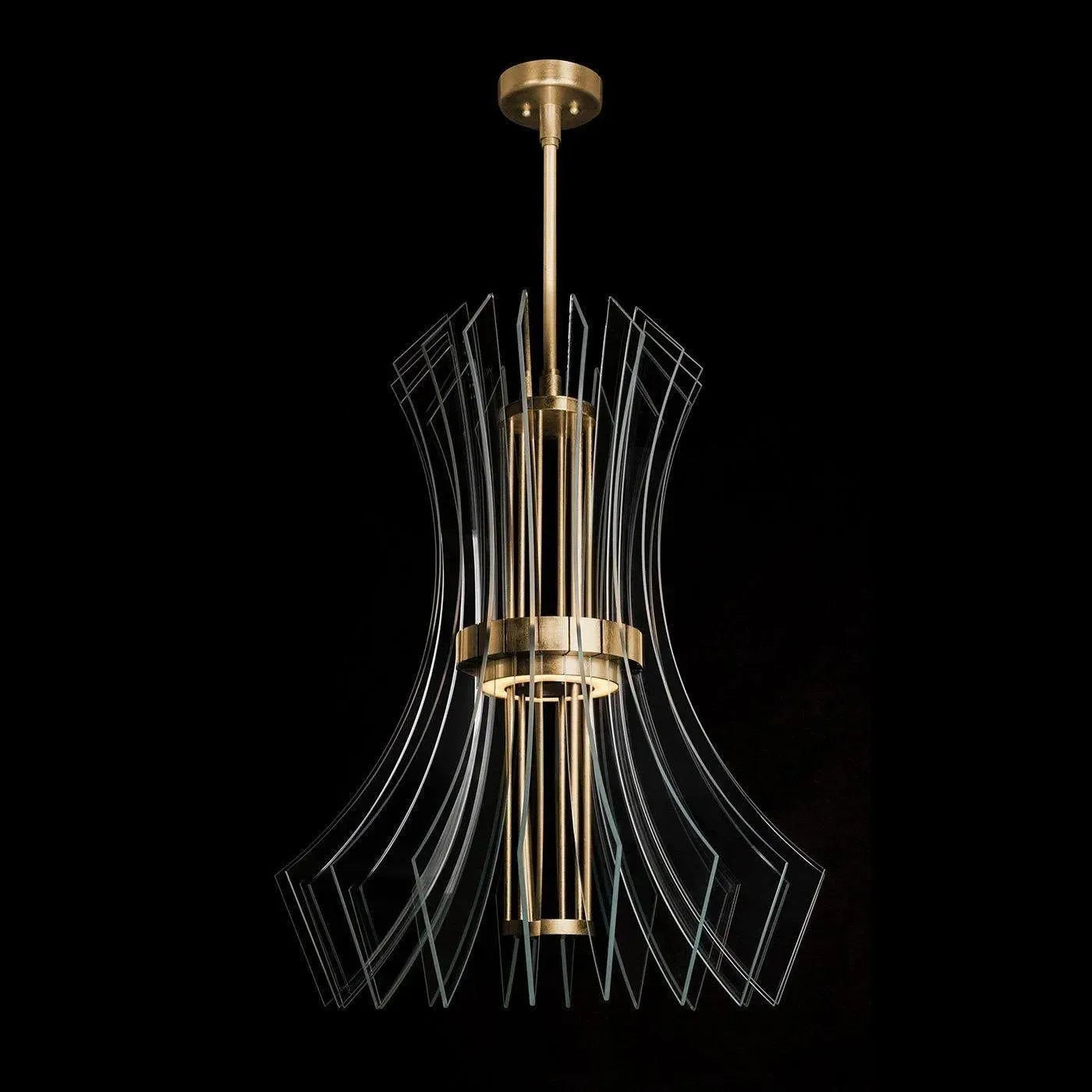 Fine Art Handcrafted Lighting - Newton 27-Inch Three Light Pendant - 916840-2ST | Montreal Lighting & Hardware