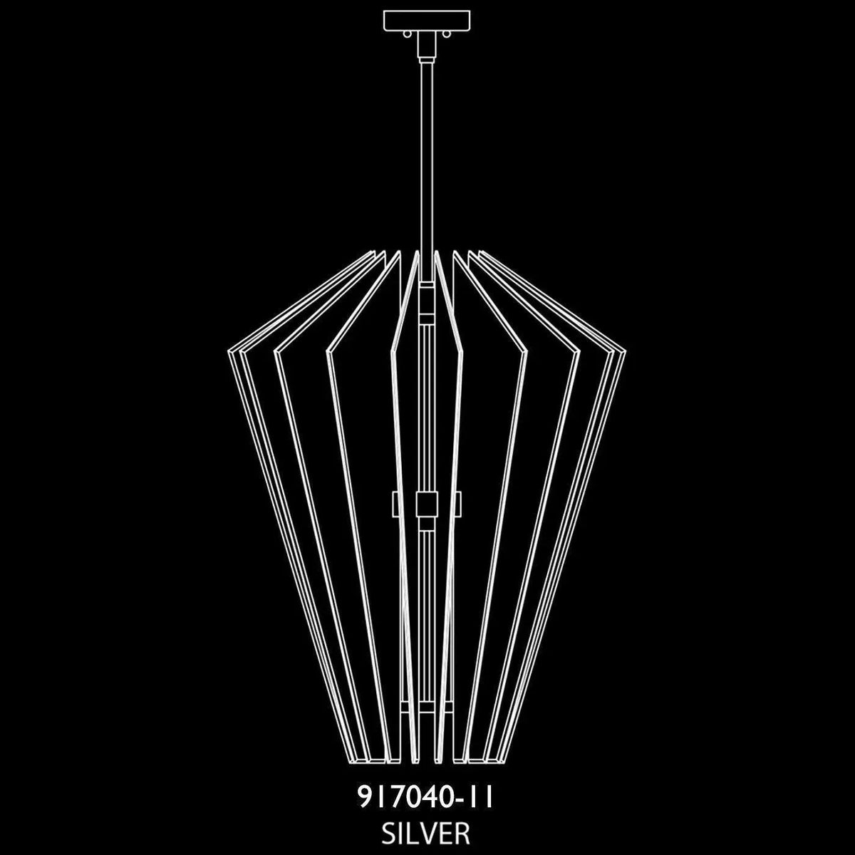 Fine Art Handcrafted Lighting - Newton 28-Inch Three Light Pendant - 917040-11ST | Montreal Lighting & Hardware