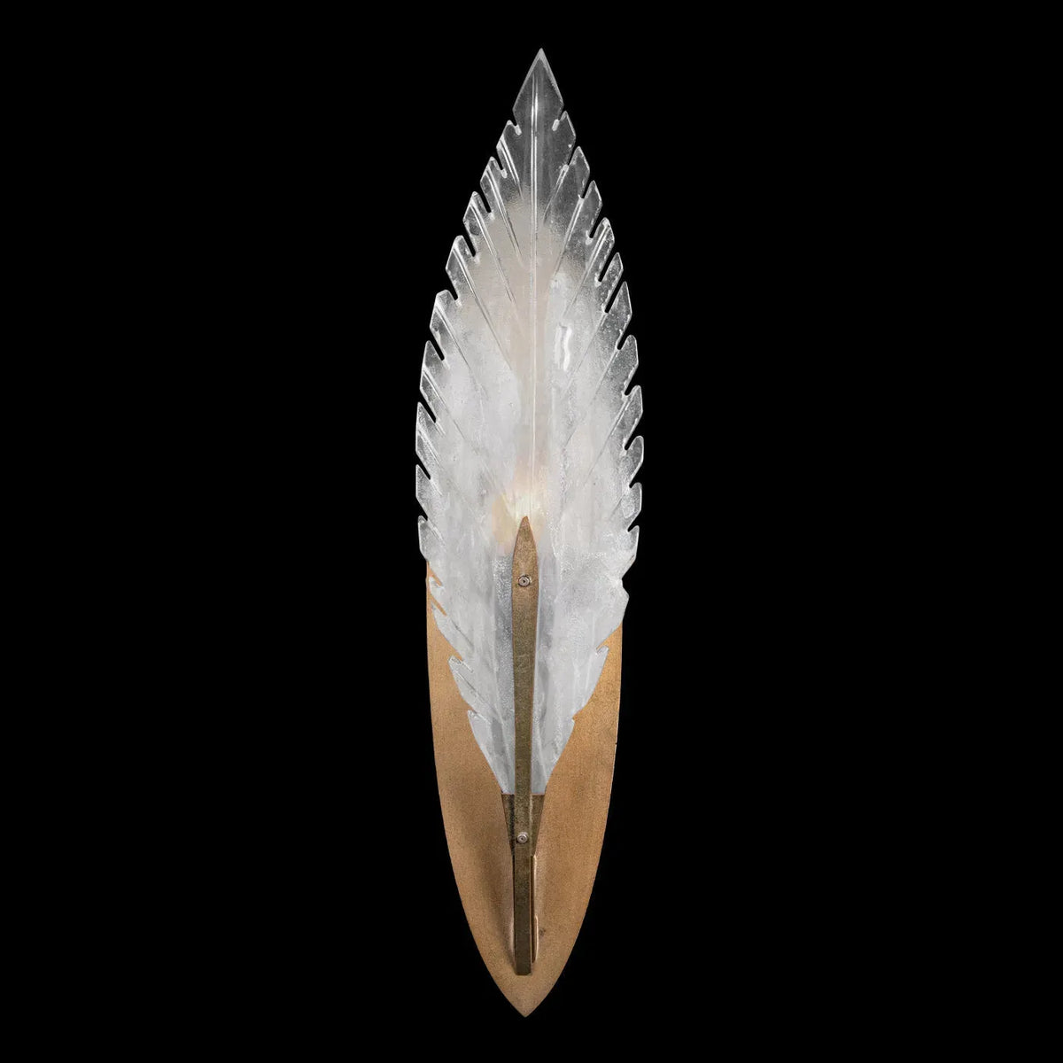 Fine Art Handcrafted Lighting - Plume 21-Inch One Light Wall Sconce - 894550-11ST | Montreal Lighting & Hardware