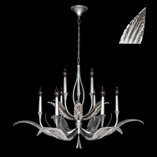 Plume 45-Inch Nine Light Chandelier