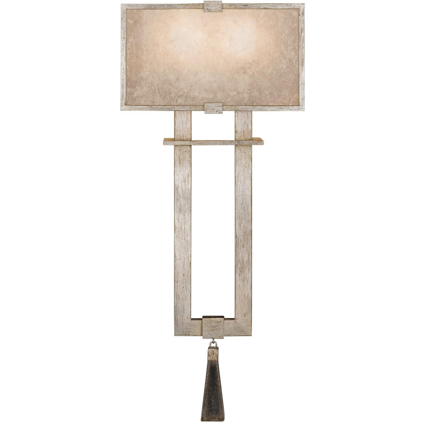 Fine Art Handcrafted Lighting - Singapore Moderne 24-Inch Two Light Wall Sconce - 600550-2ST | Montreal Lighting & Hardware