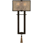 Fine Art Handcrafted Lighting - Singapore Moderne 24-Inch Two Light Wall Sconce - 600550ST | Montreal Lighting & Hardware