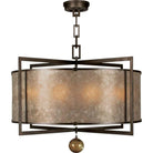 Fine Art Handcrafted Lighting - Singapore Moderne 40-Inch Eight Light Pendant - 591540ST | Montreal Lighting & Hardware