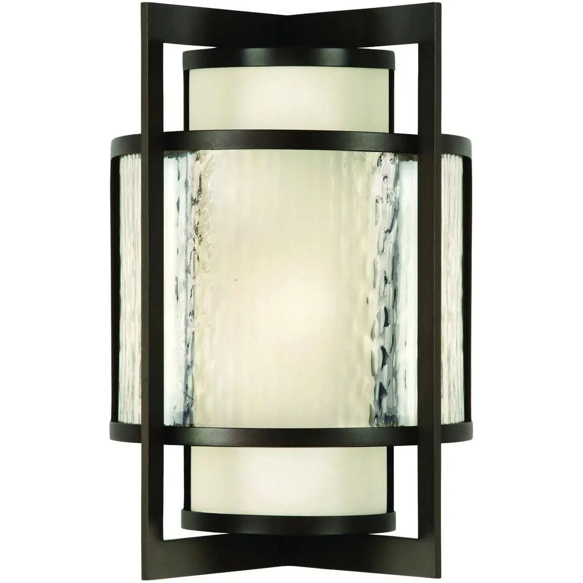Fine Art Handcrafted Lighting - Singapore Moderne Outdoor 15-Inch One Light Outdoor Wall Sconce - 818081ST | Montreal Lighting & Hardware