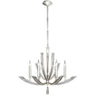 Fine Art Handcrafted Lighting - Vol de Cristal 36-Inch Six Light Chandelier - 798040ST | Montreal Lighting & Hardware