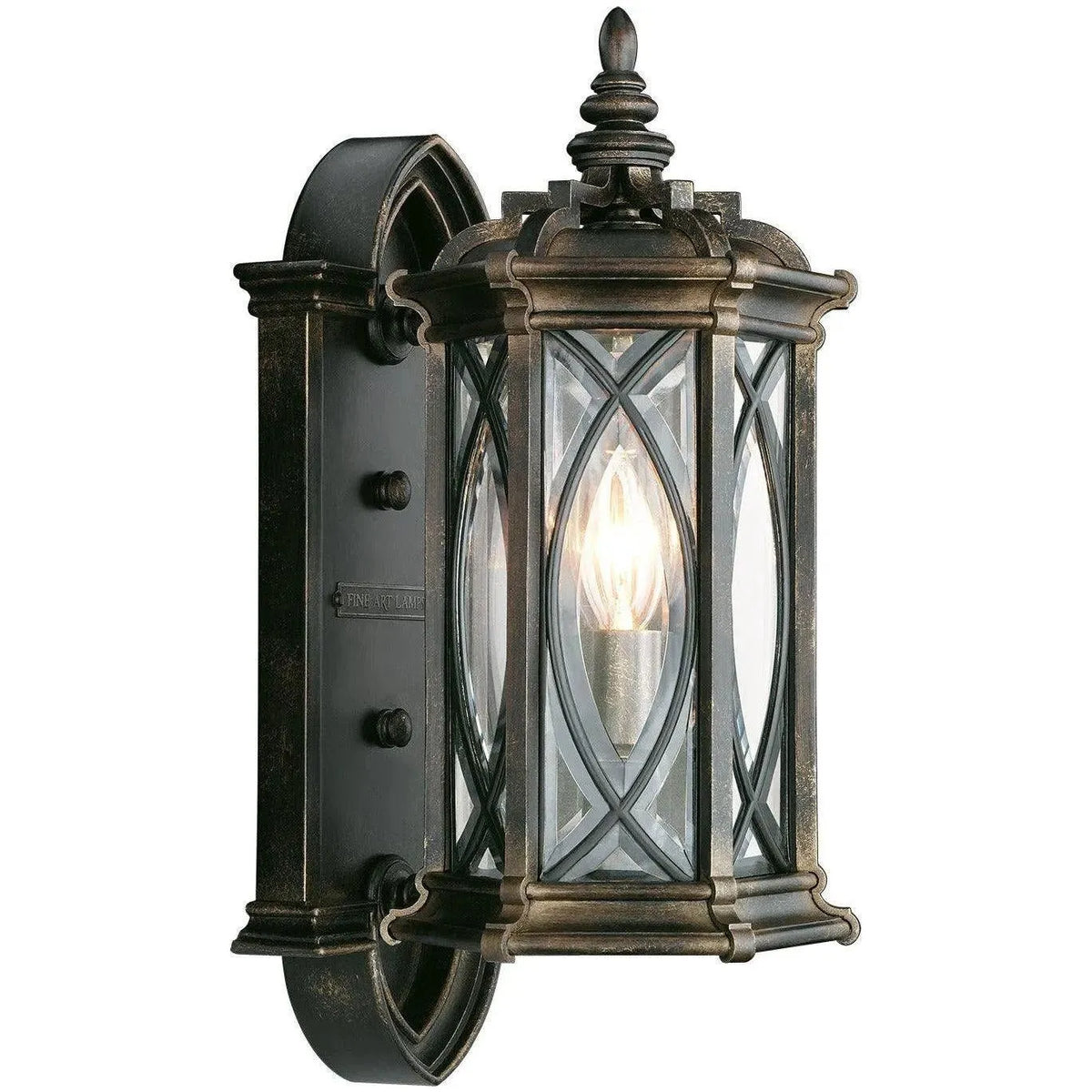 Fine Art Handcrafted Lighting - Warwickshire 16-Inch One Light Outdoor Wall Mount - 612681ST | Montreal Lighting & Hardware
