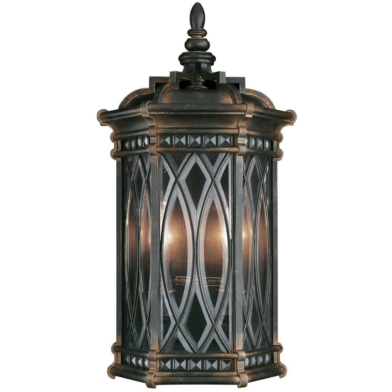 Fine Art Handcrafted Lighting - Warwickshire 21-Inch Two Light Outdoor Coupe - 611881ST | Montreal Lighting & Hardware