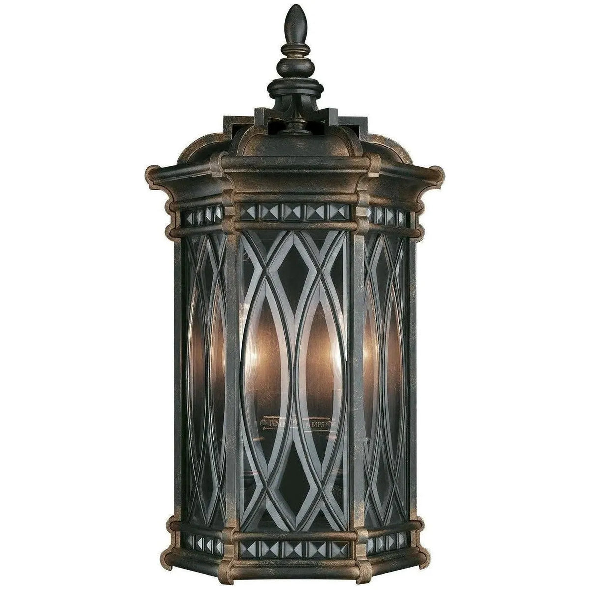 Fine Art Handcrafted Lighting - Warwickshire 21-Inch Two Light Outdoor Coupe - 611881ST | Montreal Lighting & Hardware