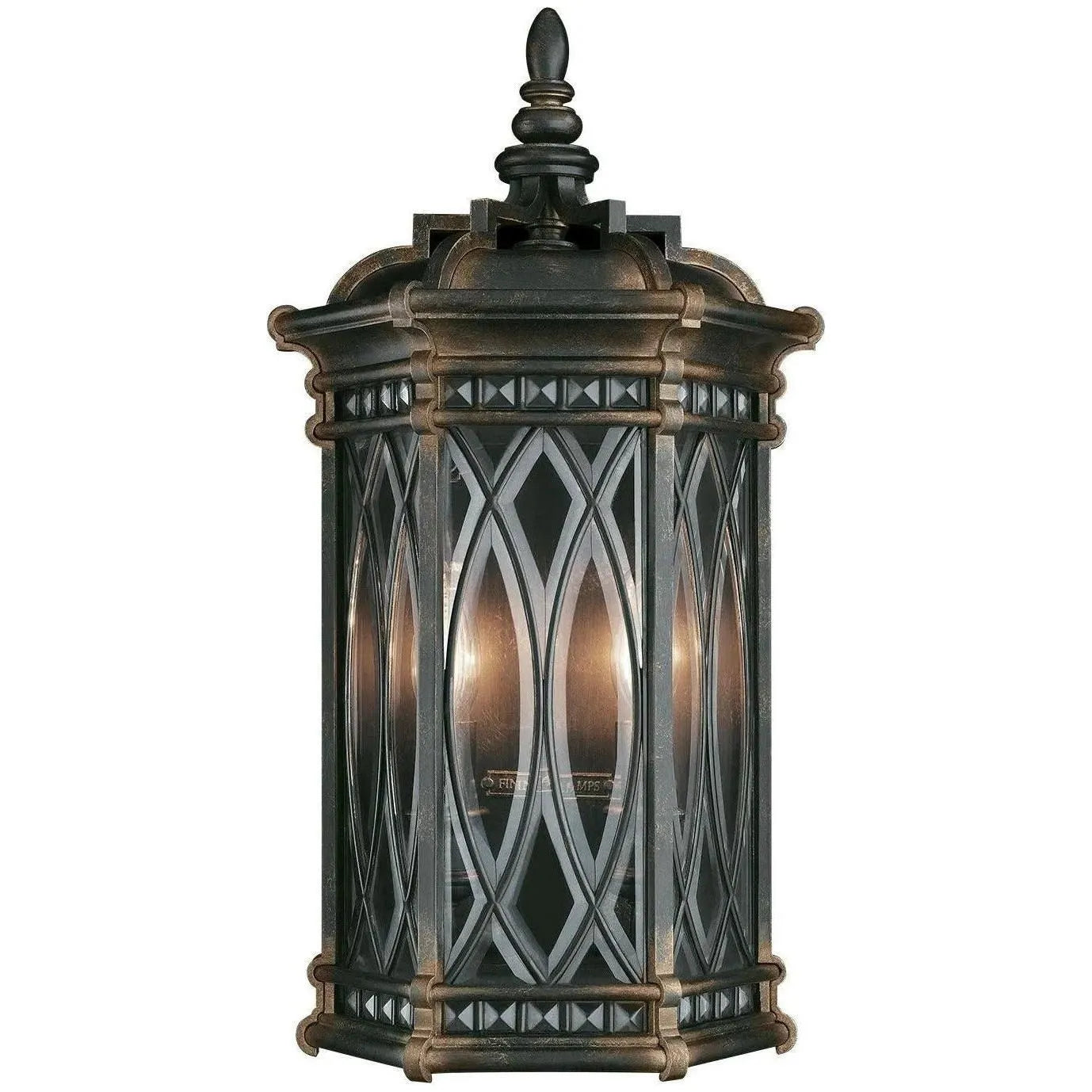 Fine Art Handcrafted Lighting - Warwickshire 21-Inch Two Light Outdoor Coupe - 611881ST | Montreal Lighting & Hardware