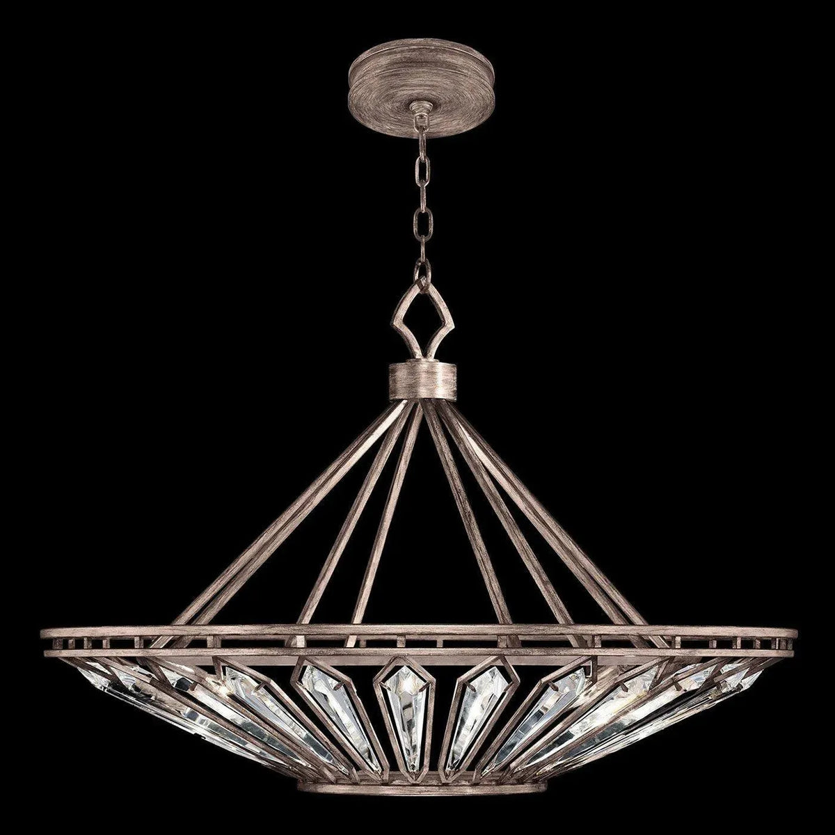 Fine Art Handcrafted Lighting - Westminster 38-Inch 13 Light Pendant - 885440-1ST | Montreal Lighting & Hardware