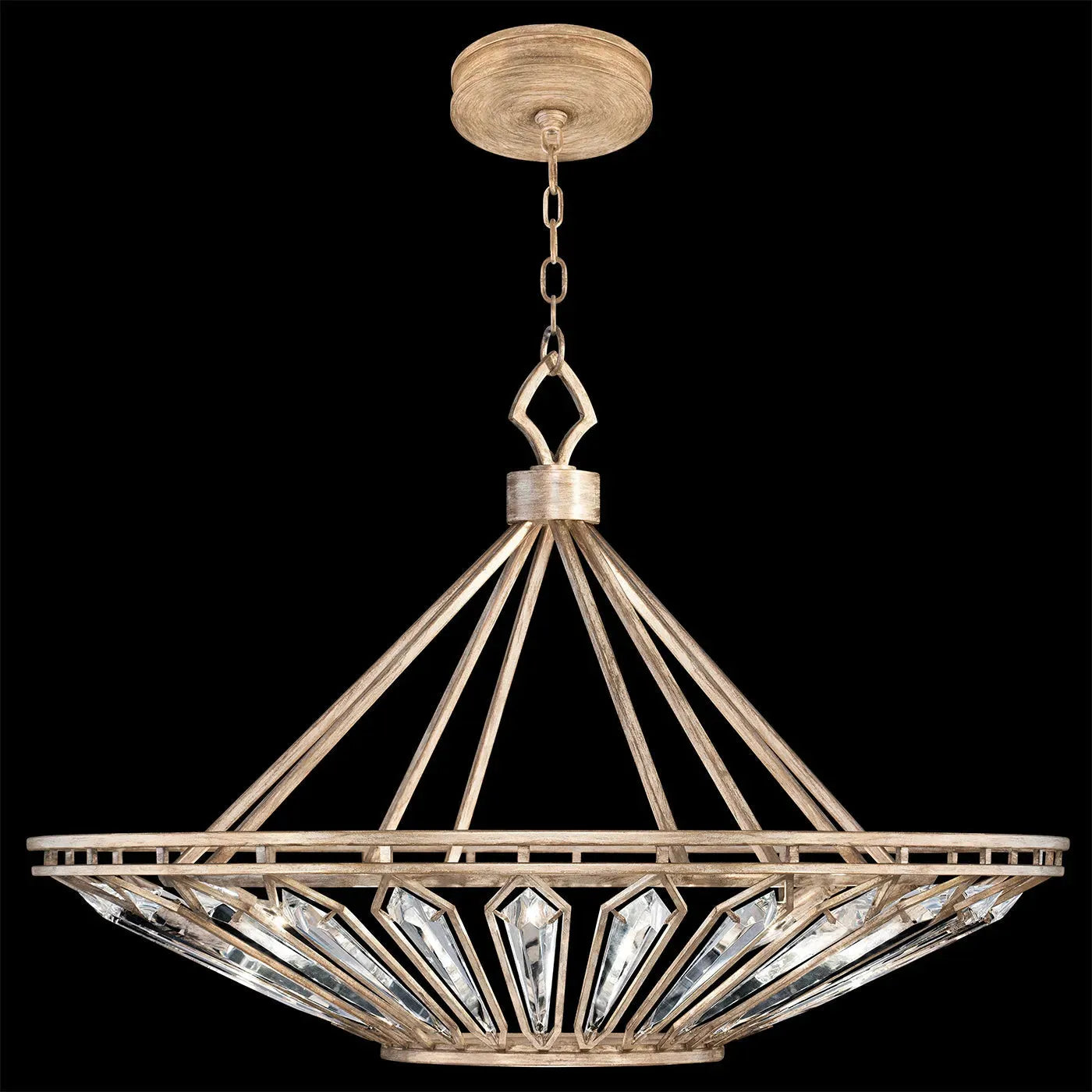 Fine Art Handcrafted Lighting - Westminster 38-Inch 13 Light Pendant - 885440-1ST | Montreal Lighting & Hardware