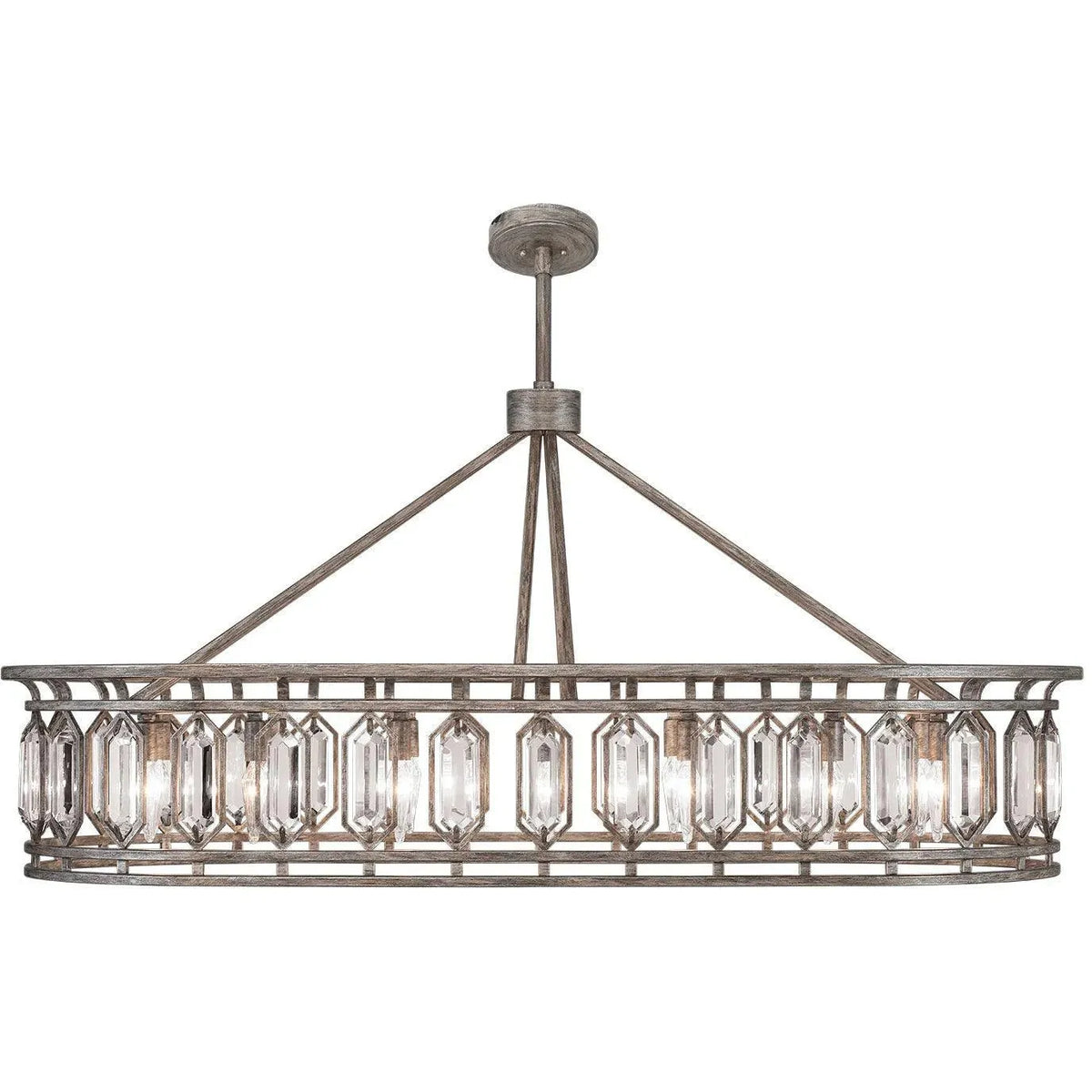 Fine Art Handcrafted Lighting - Westminster 52-Inch 14 Light Pendant - 889940-1ST | Montreal Lighting & Hardware