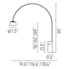 Flos - Arco Floor Lamp - FU030000 | Montreal Lighting & Hardware