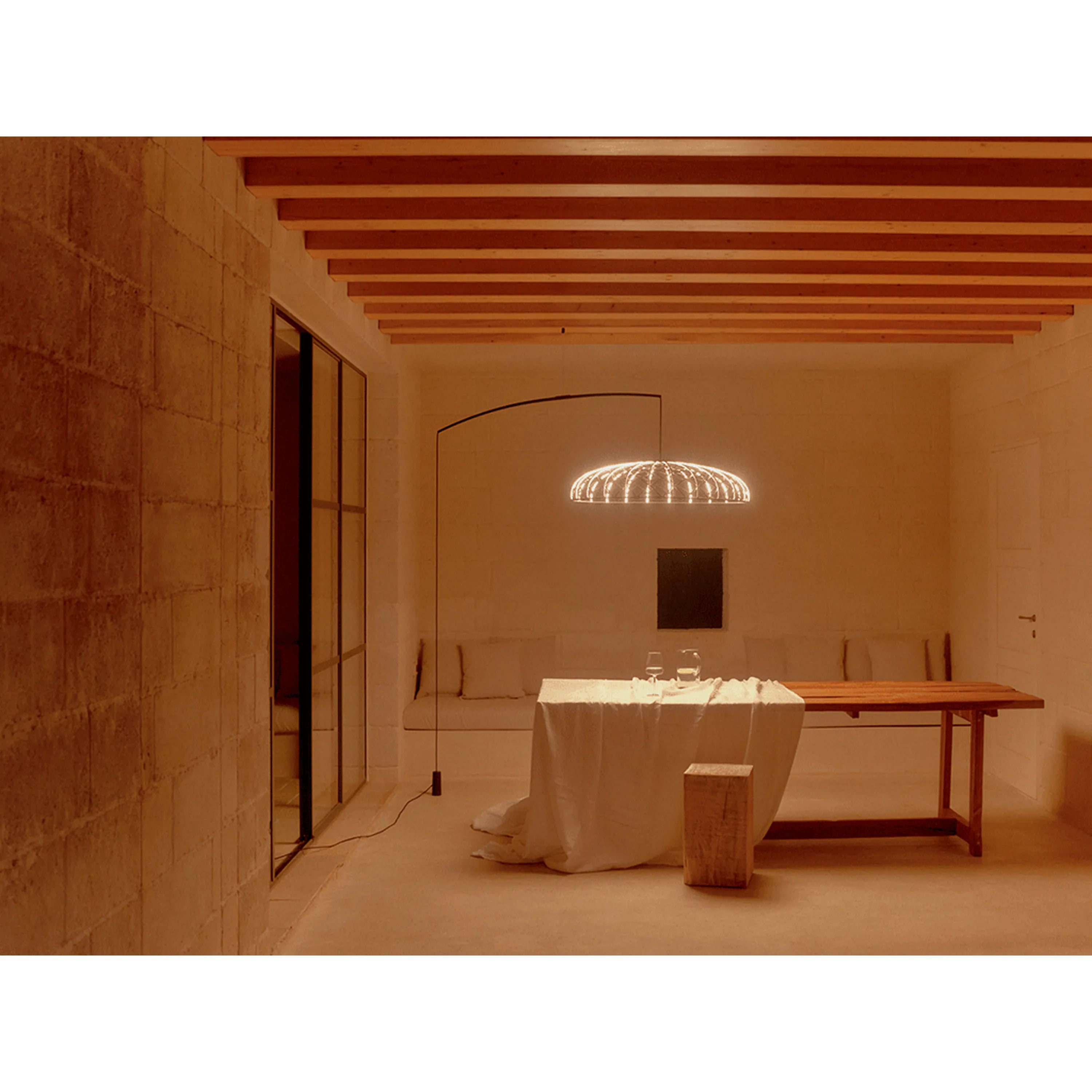 Flos - Skynest Motion Floor Lamp - F6394003 | Montreal Lighting & Hardware