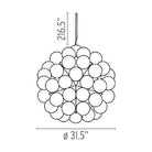 Flos - Taraxacum 88 S1 Pendant Light - FU743000 | Montreal Lighting & Hardware