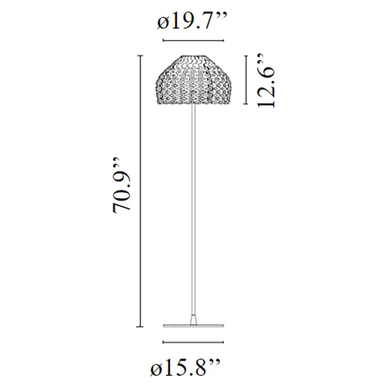 Flos - Tatou Floor Lamp - FU776409 | Montreal Lighting & Hardware
