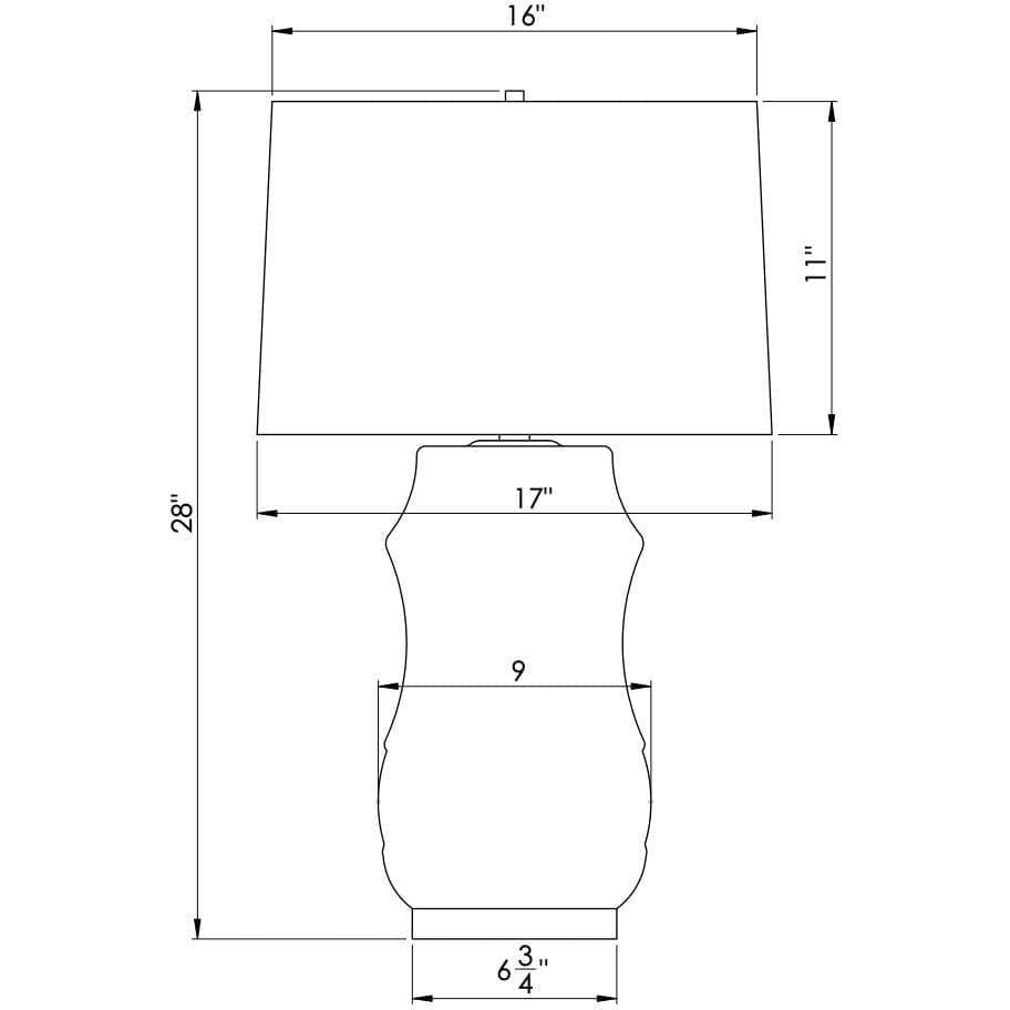 Flow Decor - Adderley Table Lamp - 4073 | Montreal Lighting & Hardware