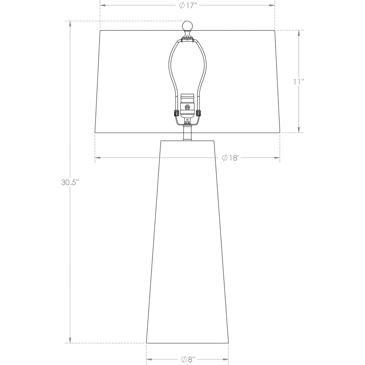 Flow Decor - Annabelle Table Lamp - 4010 | Montreal Lighting & Hardware