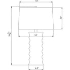 Flow Decor - Antonio Table Lamp - 4395 | Montreal Lighting & Hardware