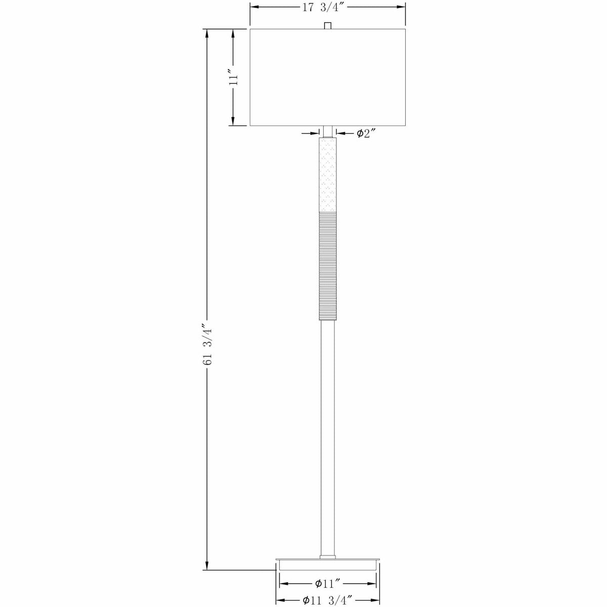 Flow Decor - Atlantic Floor Lamp - 3642 | Montreal Lighting & Hardware