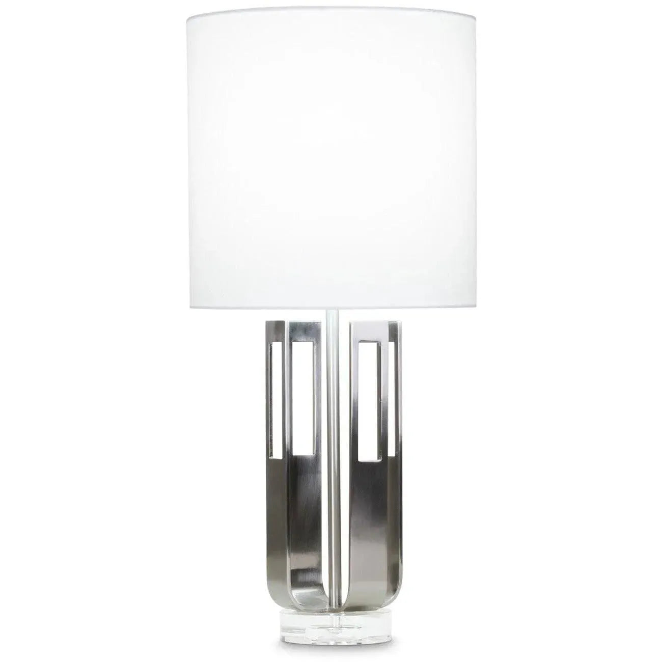 Flow Decor-4004-WHL-Table Lamps-Atticus-Silver