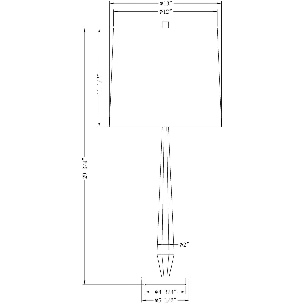 Flow Decor - Baby Zoe Table Lamp - 4359 | Montreal Lighting & Hardware