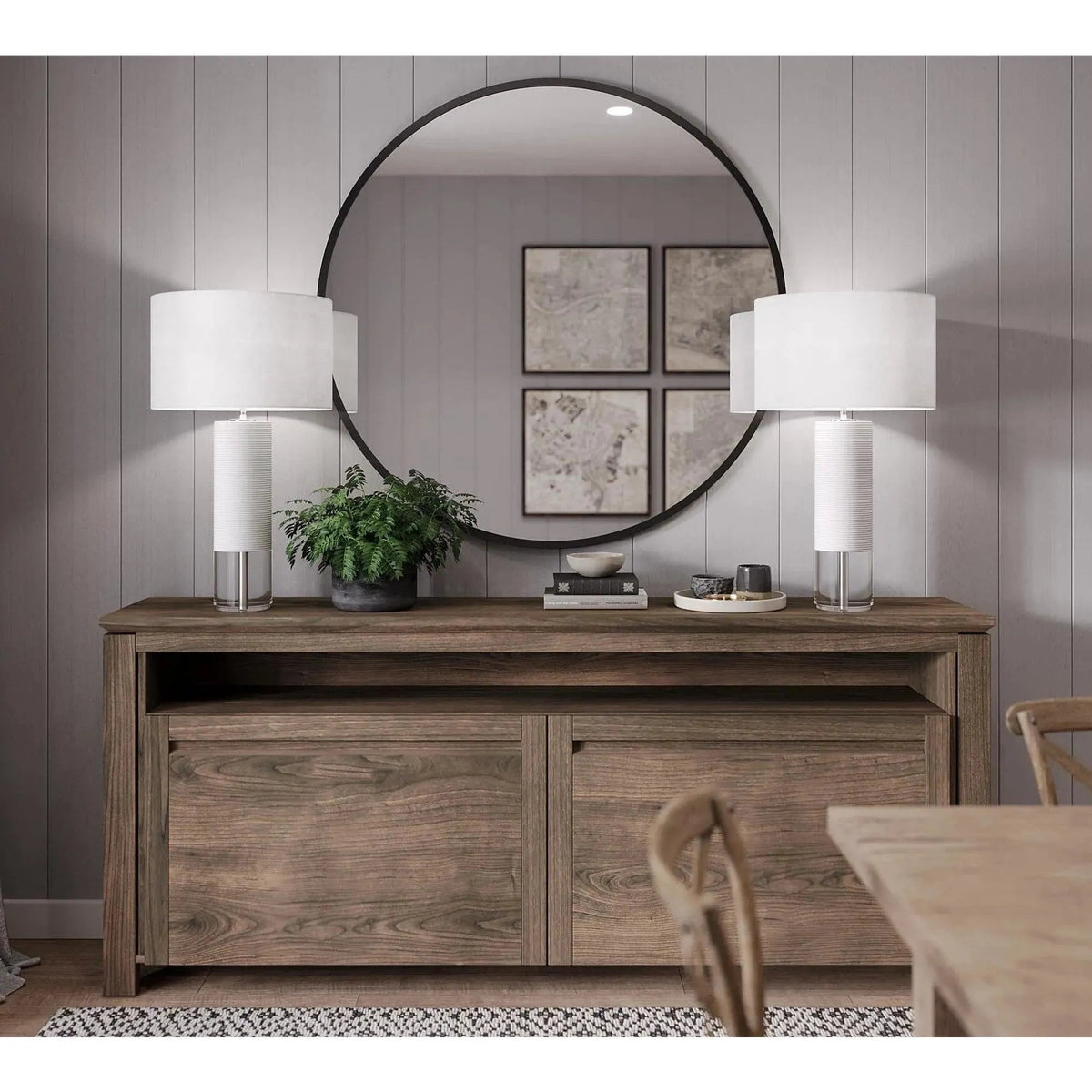 Atlantic Table Lamp - Off-White finish