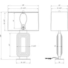 Flow Decor - Bloor Table Lamp - 4634-OWC | Montreal Lighting & Hardware