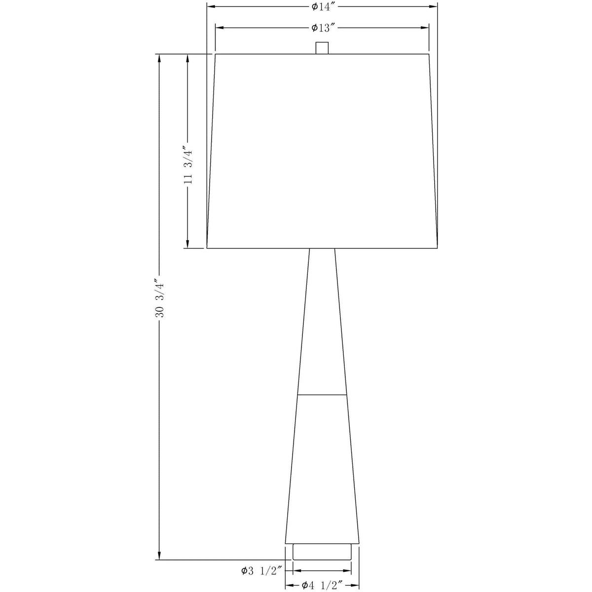Flow Decor - Brody Table Lamp - 3978 | Montreal Lighting & Hardware