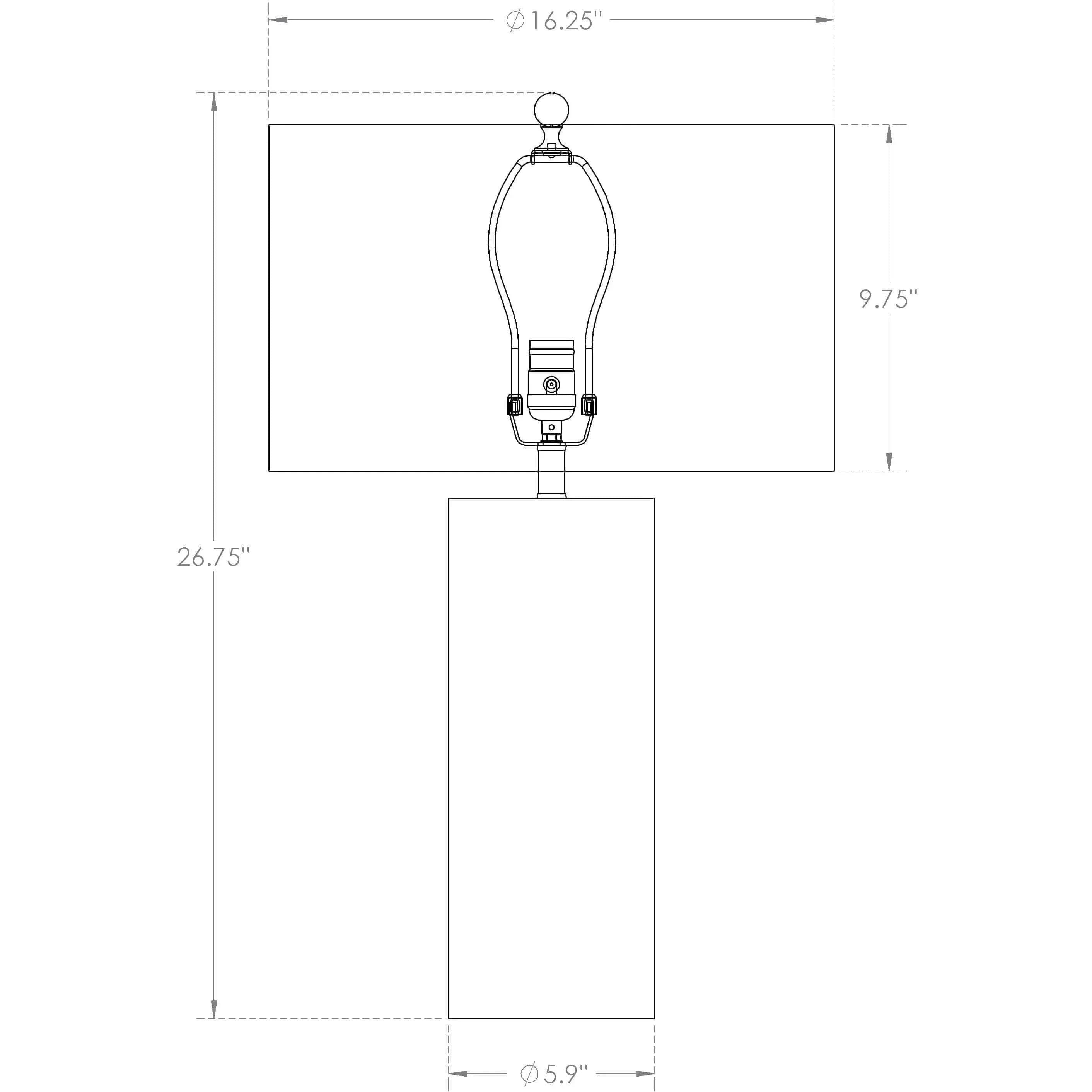 Flow Decor - Cassis Table Lamp - 3671 | Montreal Lighting & Hardware