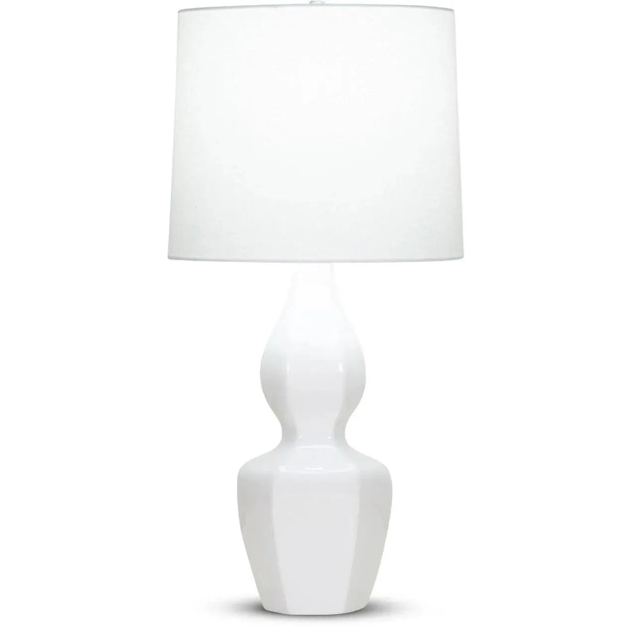 Flow Decor-4352-OWL-Table Lamps-Claire-Off-White
