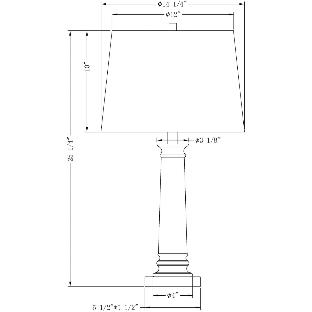 Flow Decor - Coleford Table Lamp - 3133 | Montreal Lighting & Hardware