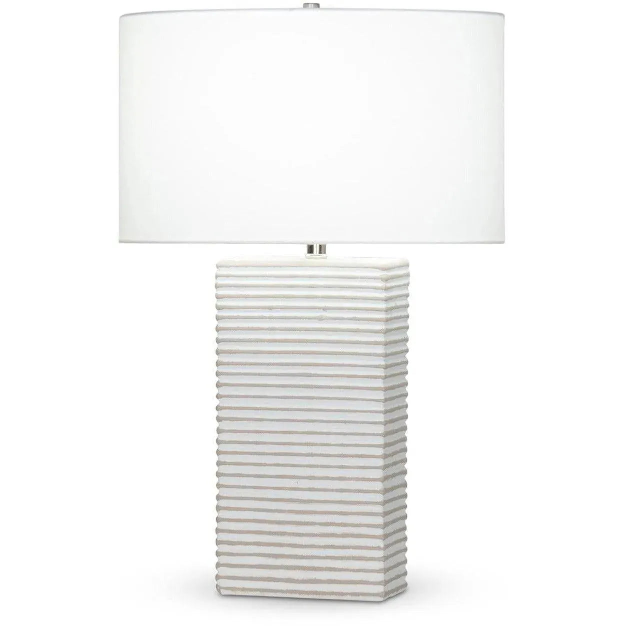 Flow Decor-4432-OWC-Table Lamps-Eastwood-White