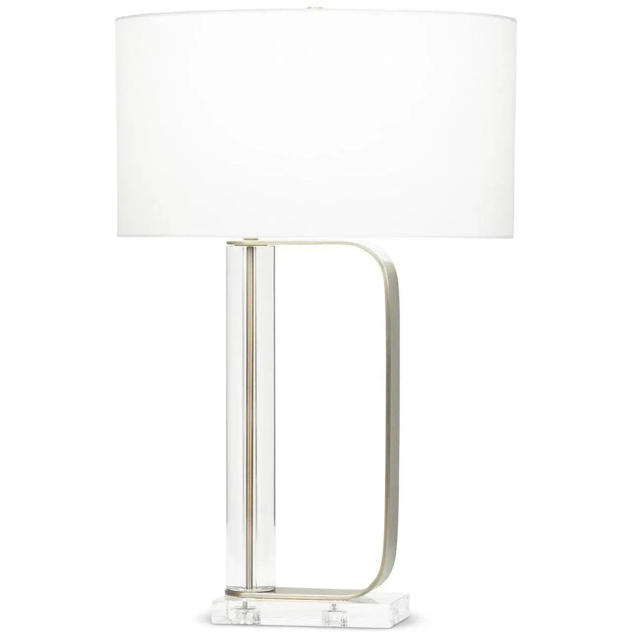 Flow Decor-4096-OWL-Table Lamps-Gabby-Clear
