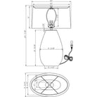 Flow Decor - Gable Table Lamp - 4621-OWL | Montreal Lighting & Hardware