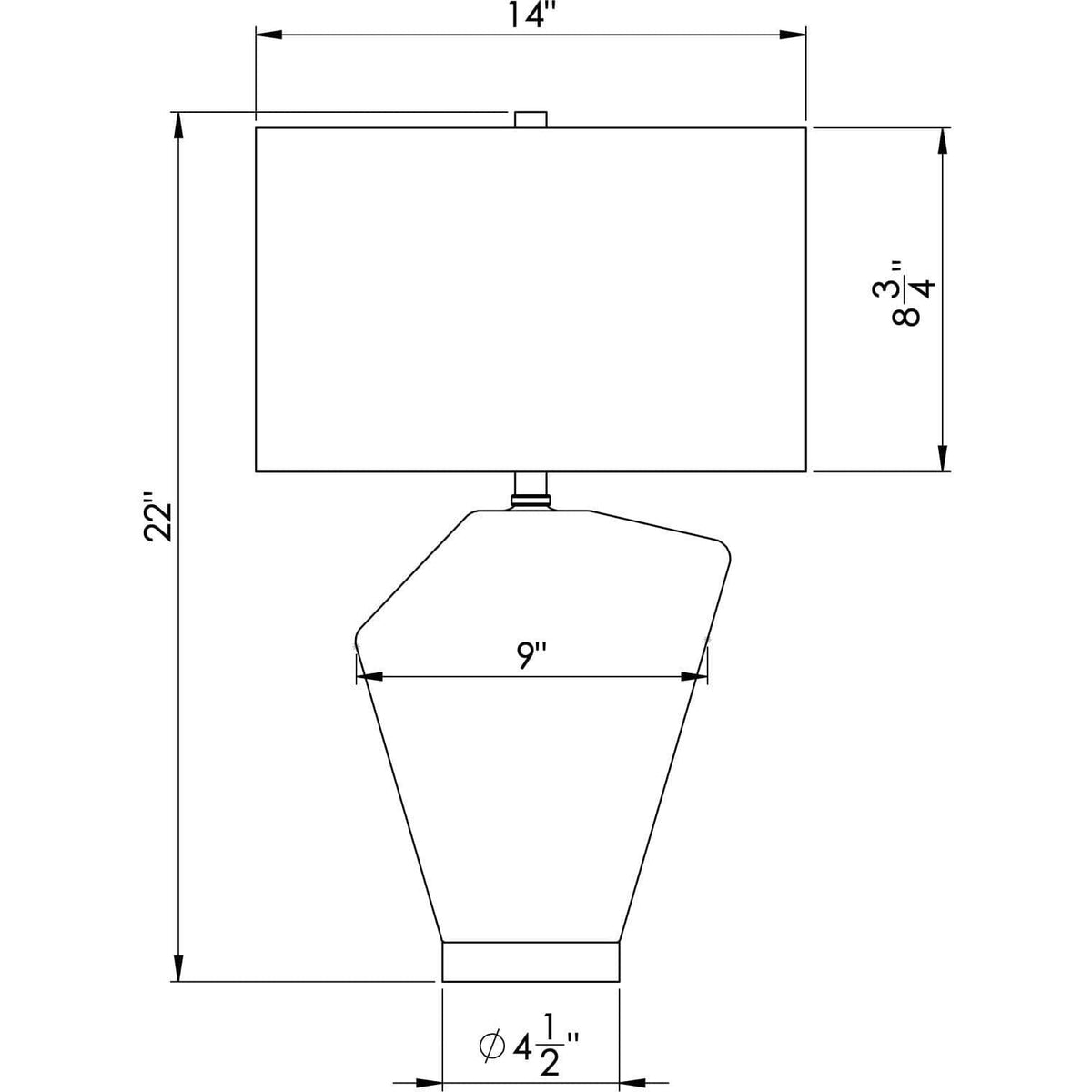 Flow Decor - Gavin Table Lamp - 4371 | Montreal Lighting & Hardware